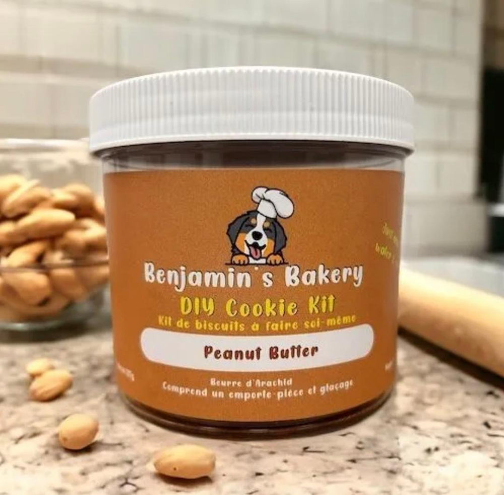Benjamin's Bakery DIY Cookie Bake Kit for Dogs - Peanut Butter