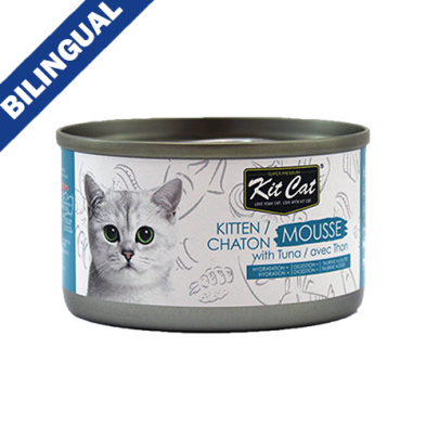 Kit Cat® Kitten Mousse with Tuna Wet Cat Food