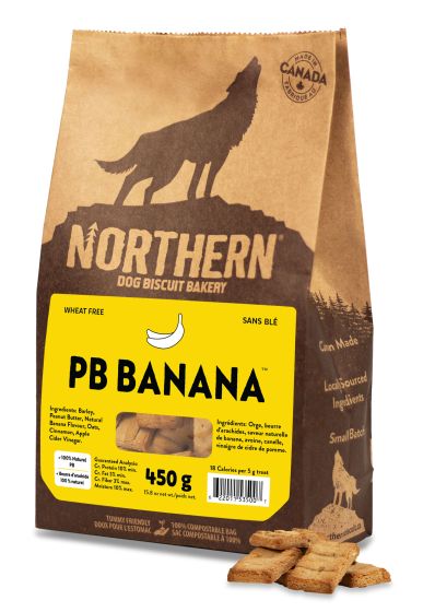 Northern Pet Peanut Banana with Cinnamon Dog Biscuits