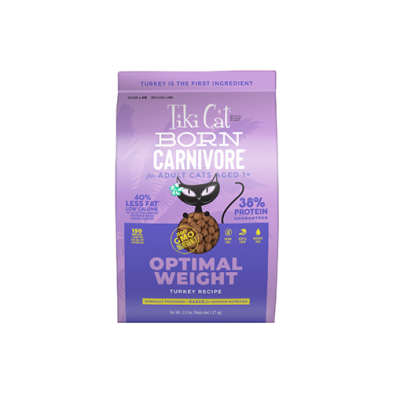 Tiki Cat® Born Carnivore® Optimal Weight Turkey Recipe Dry Cat Food