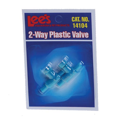 Lee's 2-Way Plastic Valve - 2pk