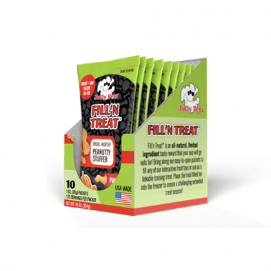 Jolly Pets© Fill’n Treat™ Pumpkin Peanut Butter Dog Treat