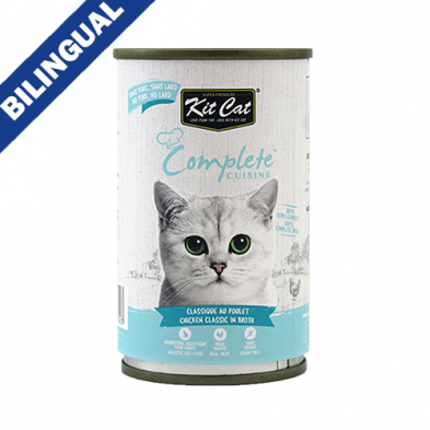 Kit Cat® Complete Cuisine™ Chicken Classic in Broth Cat Food