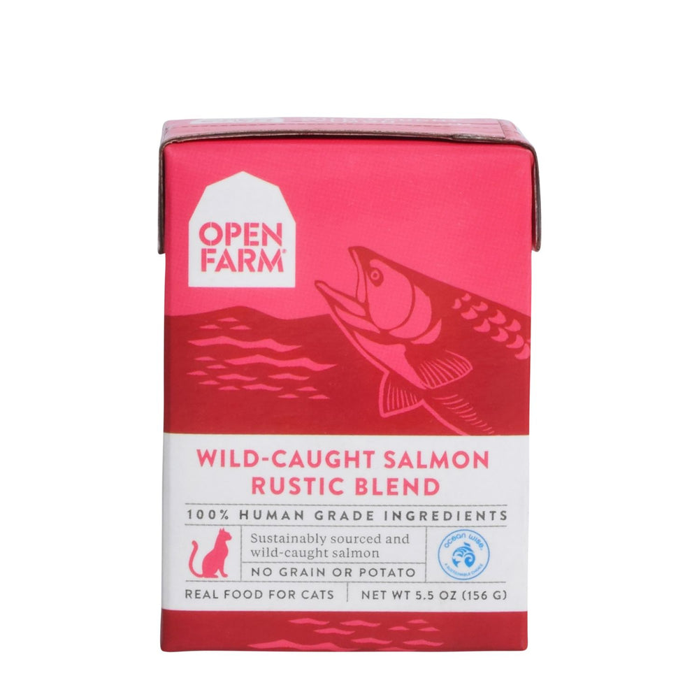 Open Farm® Wild-Caught Salmon Rustic Blend Cat Food