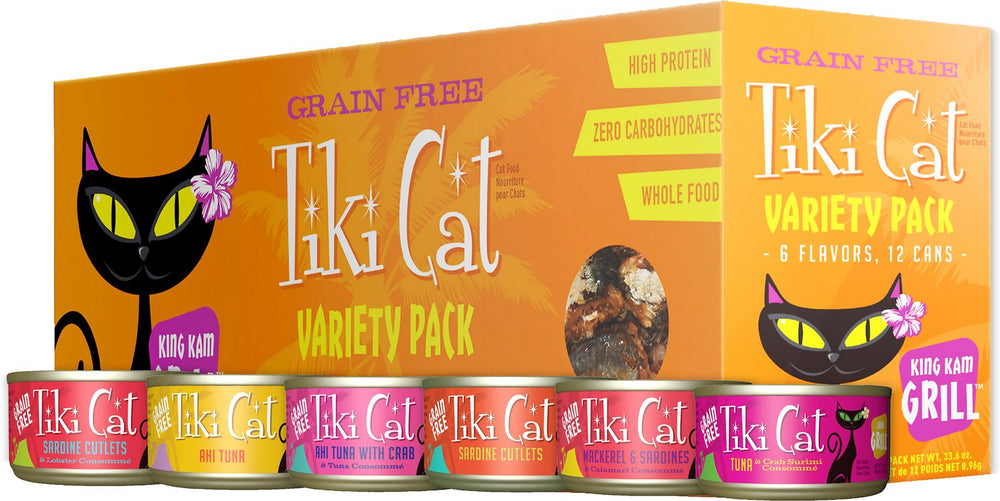 Tiki Cat King Kam Grill Variety Pack