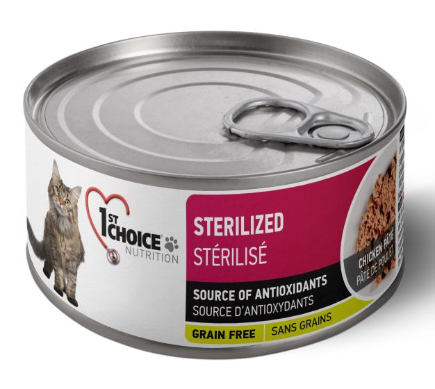 1st Choice Adult Sterilized Grain Free Chicken Canned Pate