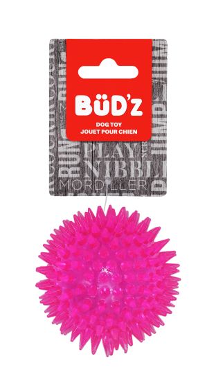 Büd'z Rubber Spiked Ball Dog Toy