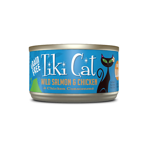 Tiki Cat Salmon & Chicken in Chicken Consommé