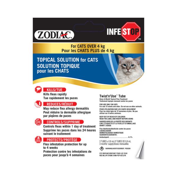 Zodiac Infestop Topical Solution for Cats Over 4 kg