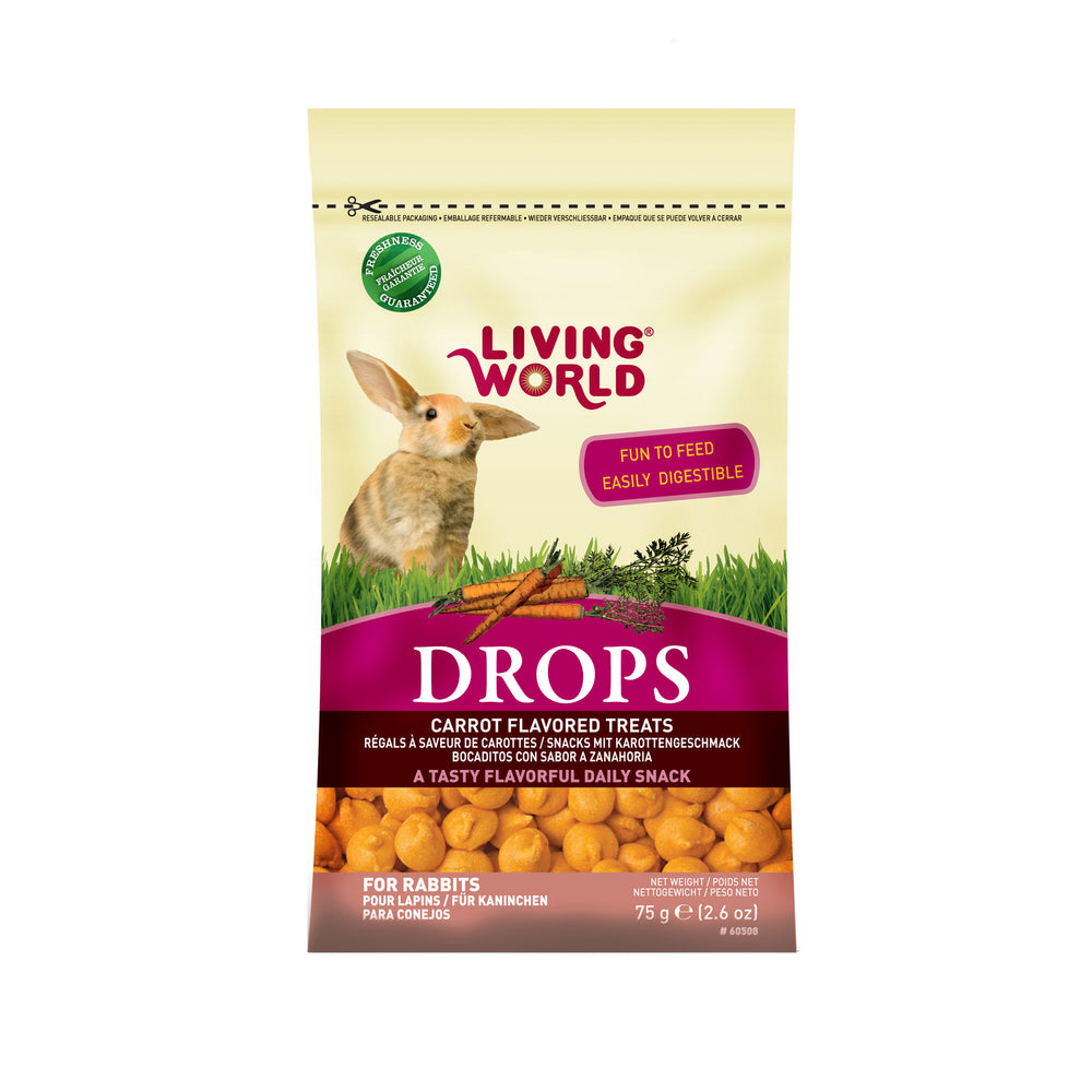 Living World Carrot Flavor Rabbit Drops