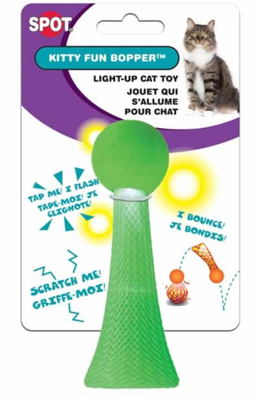 SPOT Light-Up Kitty Fun Bopper Cat Toy
