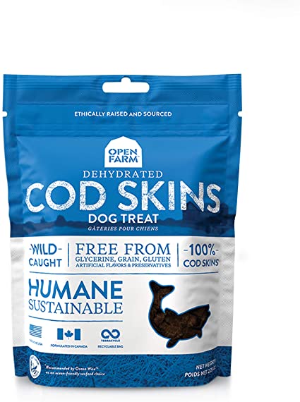 Open Farm® Dehydrated Cod Skins