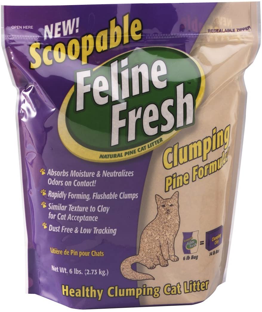 Feline Fresh™ Clumping Pine Litter