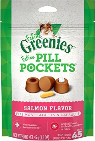 Feline Greenies Pill Pockets - Salmon Flavour
