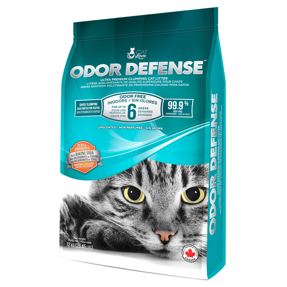 Cat Love Odor Defense Unscented Premium Clumping Litter