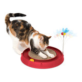 Catit Play Circuit Ball with Scratch Pad