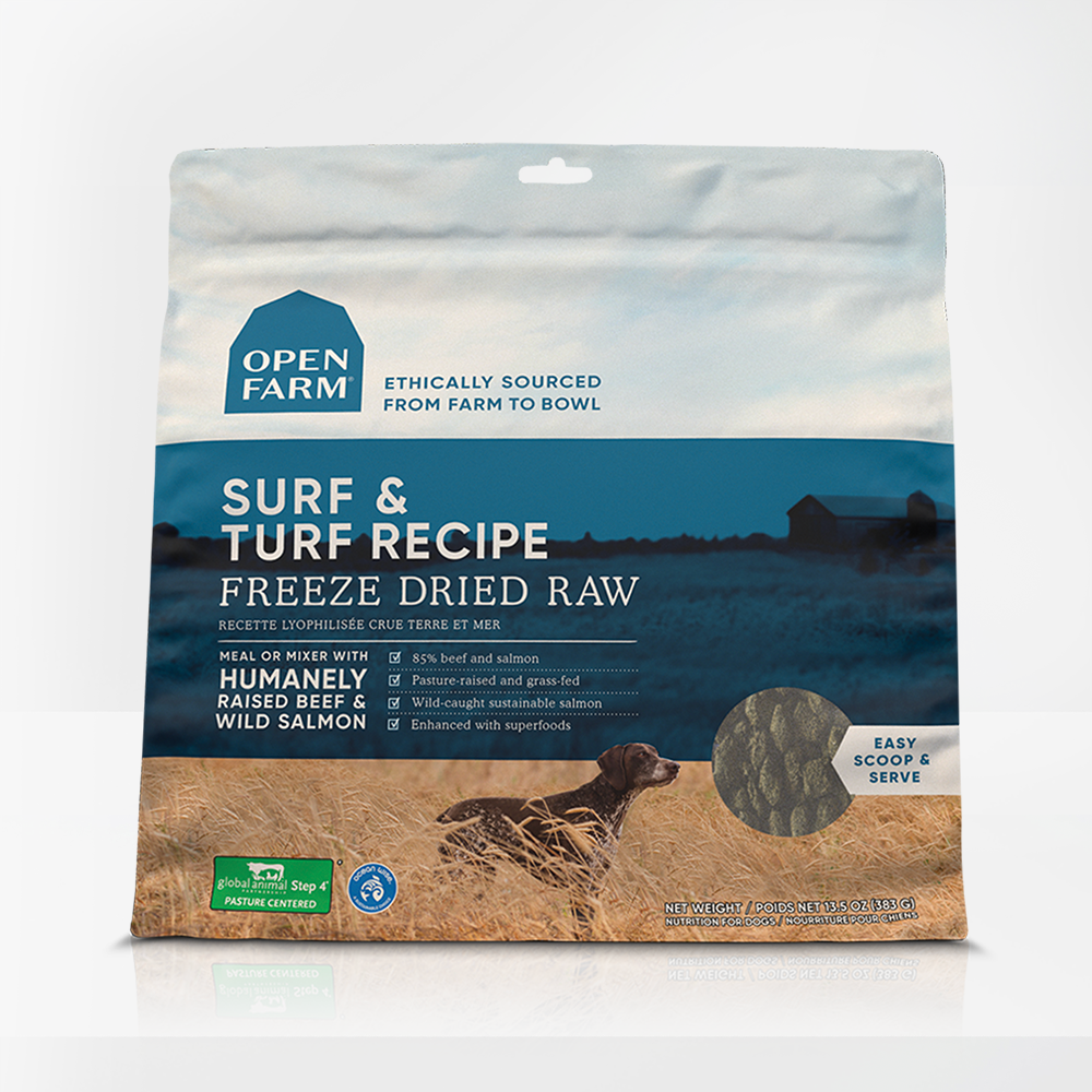 Open Farm® Freeze Dried Raw Surf & Turf Recipe