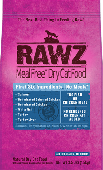 Rawz Grain Free Salmon, Chicken