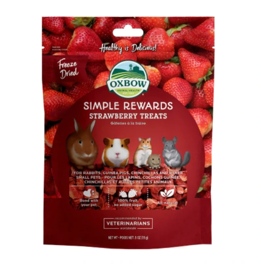 Oxbow Simple Rewards Strawberry Treat