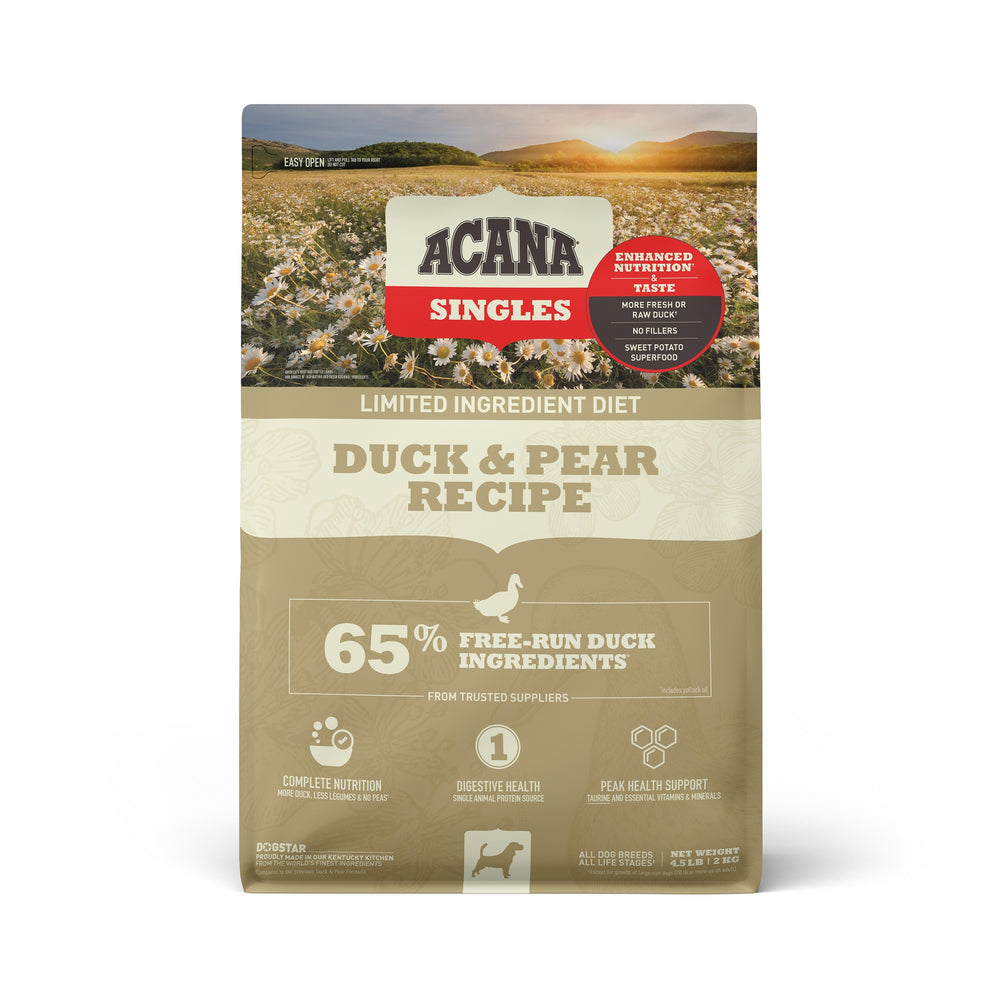 Acana Singles Duck with Pear Dog Recipe