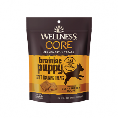 Wellness Core Brainiac Puppy Treats Grain Free Beef & Turkey