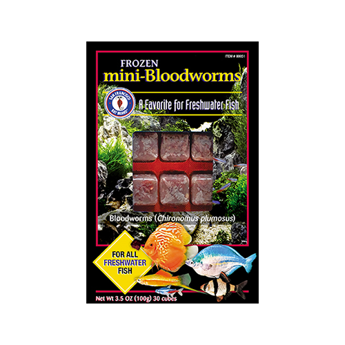 SFB Frozen Mini Bloodworms -  Cubes