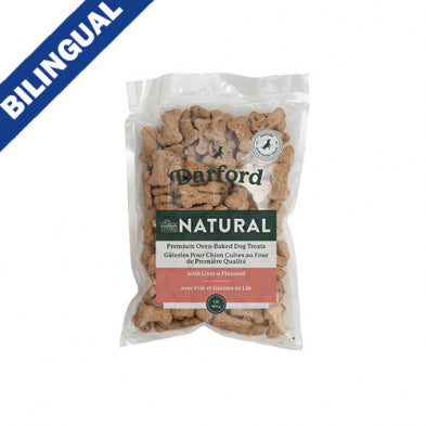 Darford® Naturals Liver & Flaxseed Prepackaged Bulk Dog Biscuits