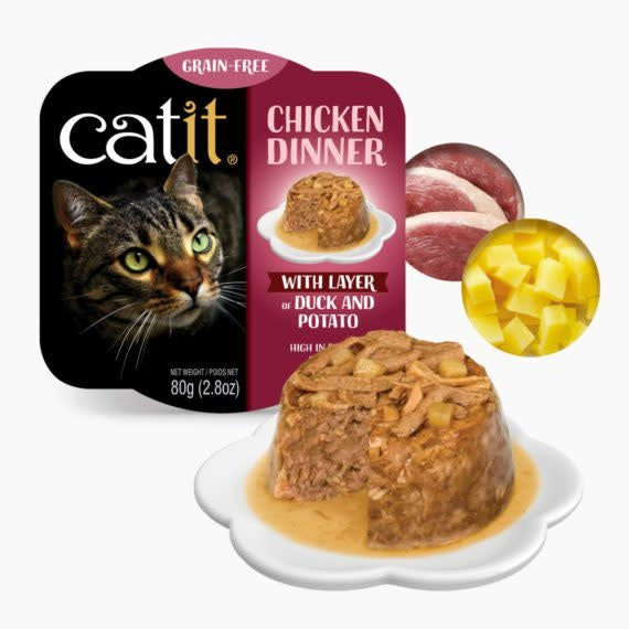 Catit Dinner Chicken, Duck & Potato