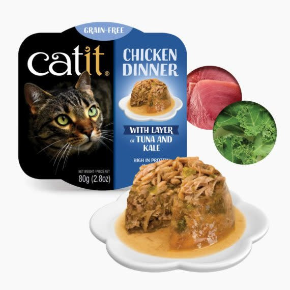 Catit Dinner Chicken, Tuna & Kale