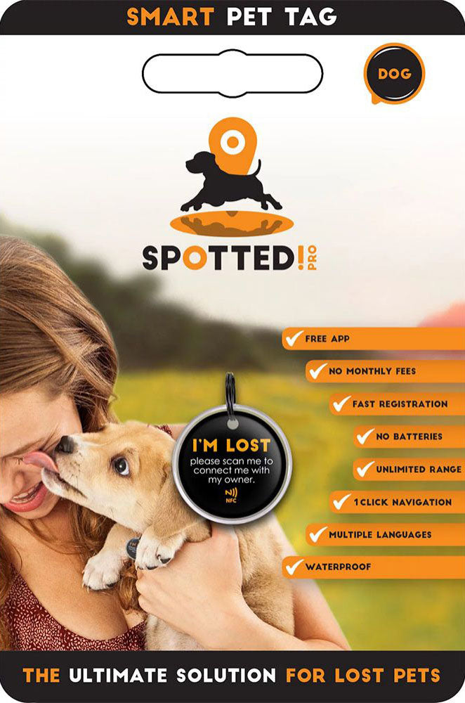 Spotted! Pro Smart Pet Tag - Medium