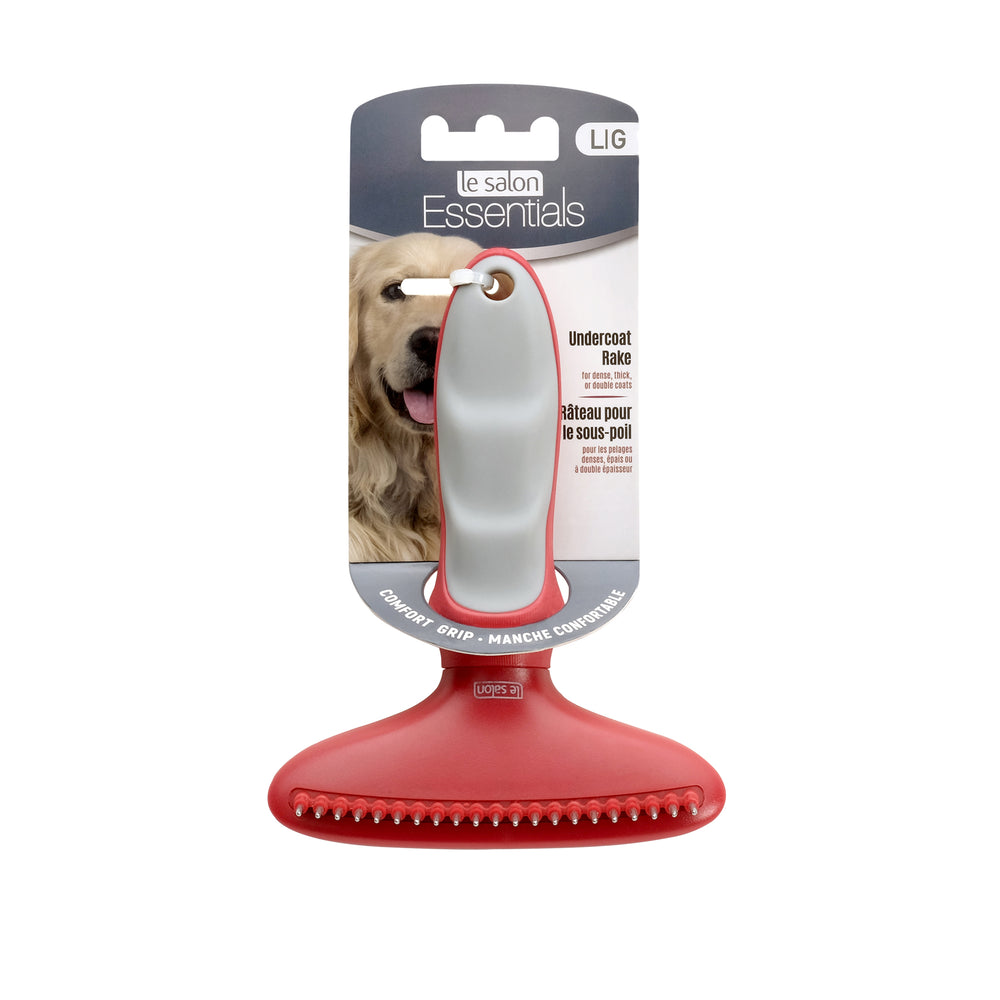 Le Salon Essentials Dog Undercoat Rake - Single Row 21 Pin