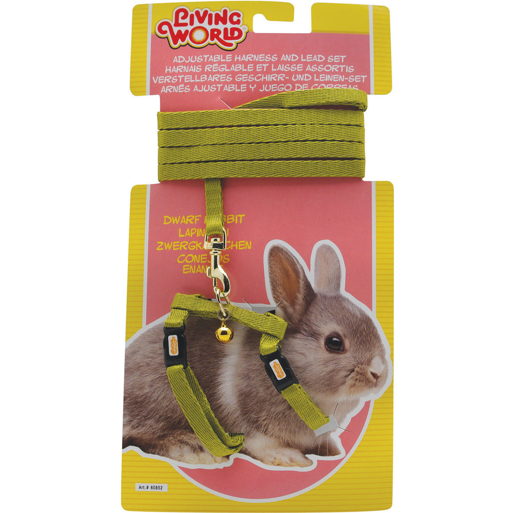 Living World Adjustable Harness and Lead Set For Dwarf Rabbits