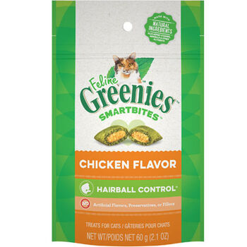 Feline Greenies Smartbites Hairball - Chicken Flavour