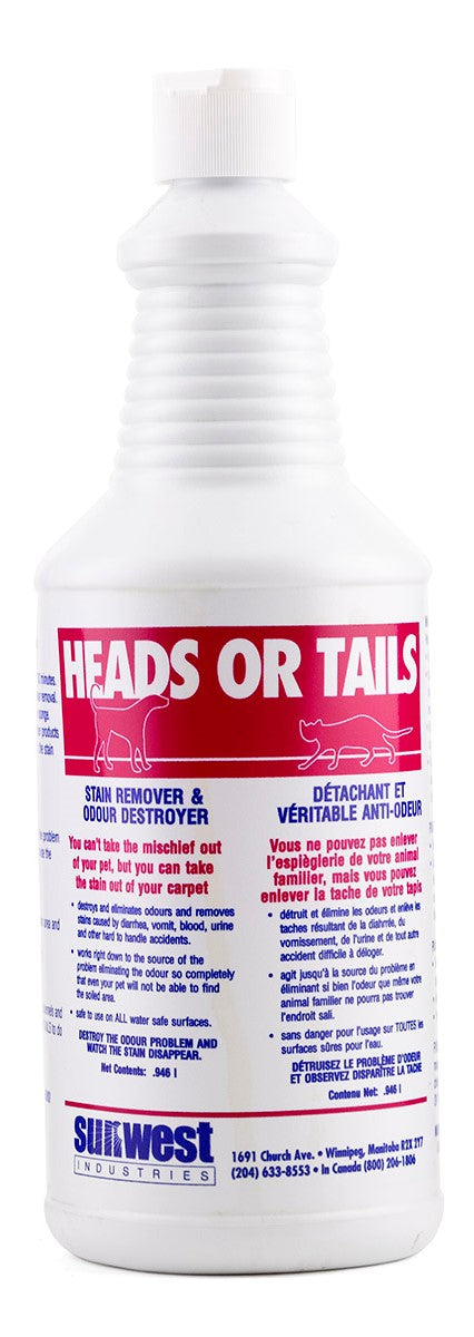 Heads or Tails Stain & Odour Remover