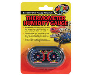 Zoo Med Economy Thermometer Humidity Gauge