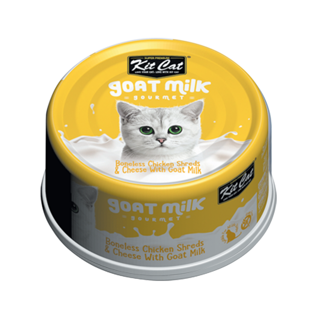 Kit Cat Goat Milk, Boneless Chicken Shreds & Cheese