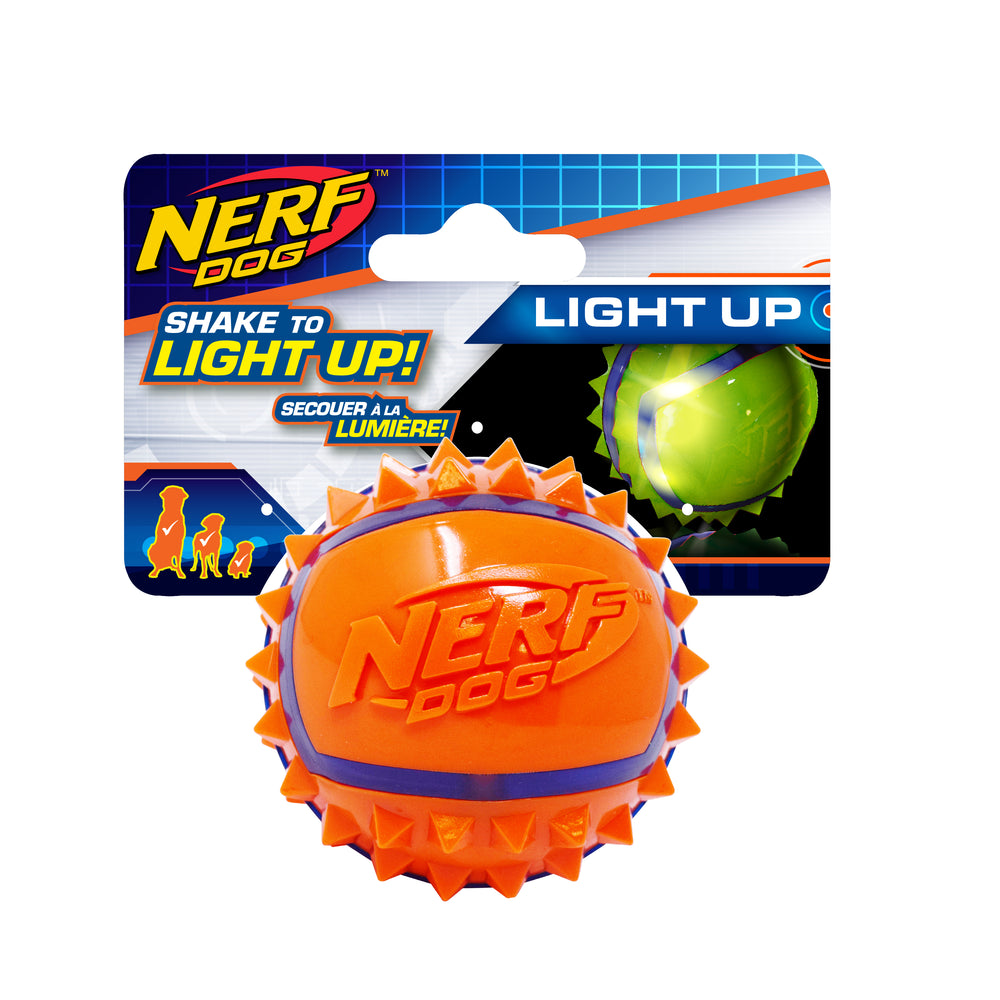 Nerf LED Spike Ball - Blue & Orange