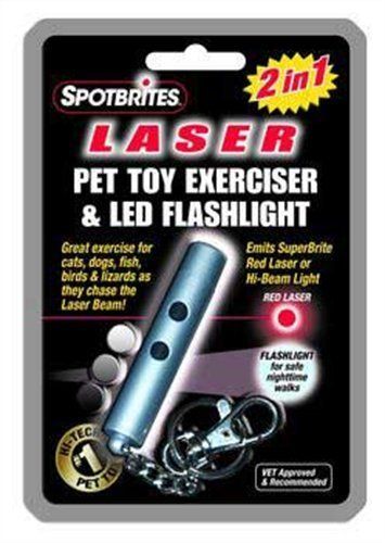 SpotBrites Laser Pet Toy Exerciser & LED Flashlight