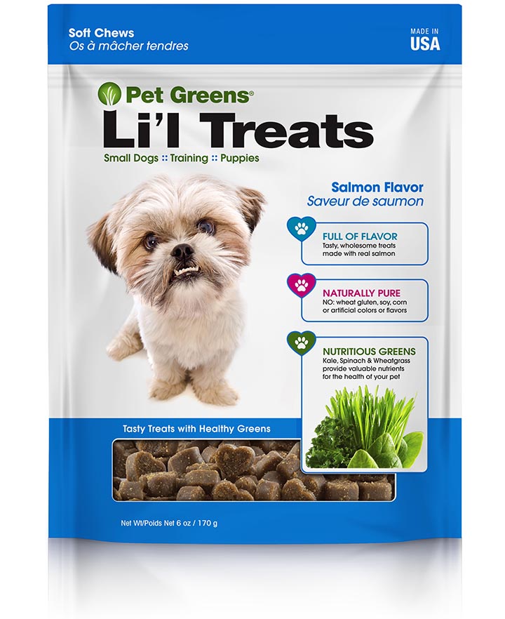 Pet Greens Li'l Treats Healthy Salmon