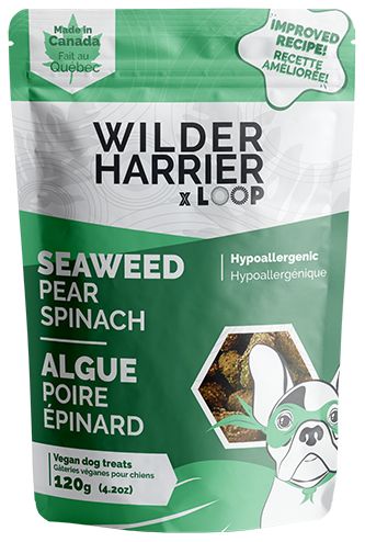 Wilder Harrier Vegan Seaweed, Pear & Spinach Dog Treat