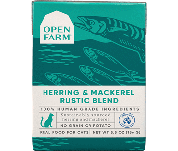 Open Farm® Herring & Mackerel Rustic Blend Cat Food