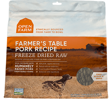 Open Farm® Freeze Dried Raw Farmer's Table Pork