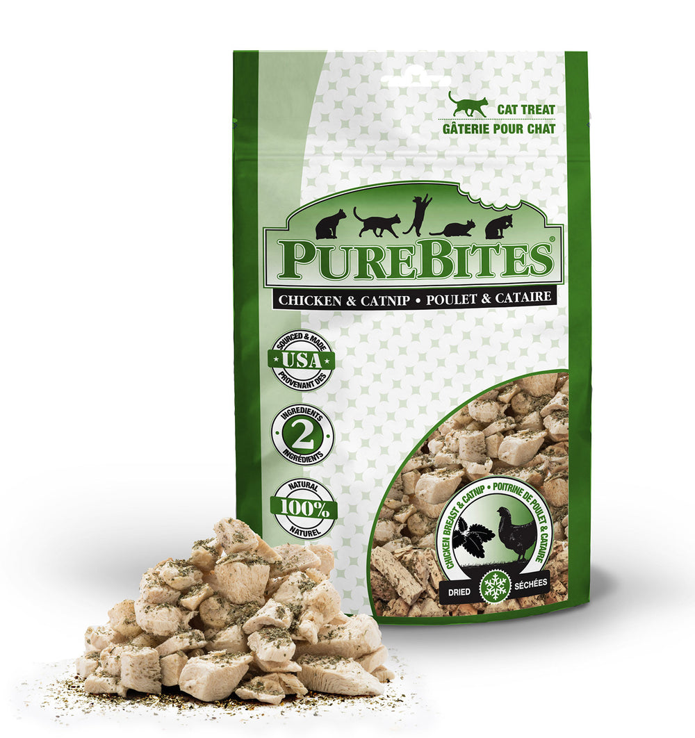 PureBites Dried Chicken Breast & Catnip Cat Treat