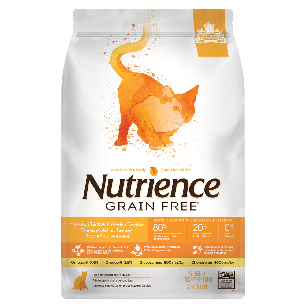 Nutrience Grain Free Turkey, Chicken & Herring Cat Food