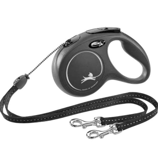 Flexi Classic Retractable Duo Cord Leash