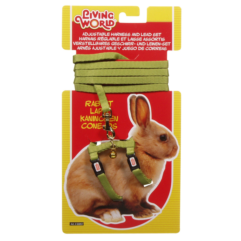 Living World Adjustable Harness and Lead Set for Rabbits