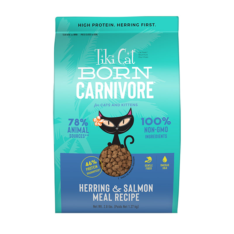 Tiki Cat Born Carnivore Herring & Salmon Recipe