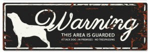 Metal Beware of Dog / Warning Sign - Assorted