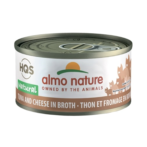 Almo Nature Natural Tuna with Cheese in Broth Cat Can