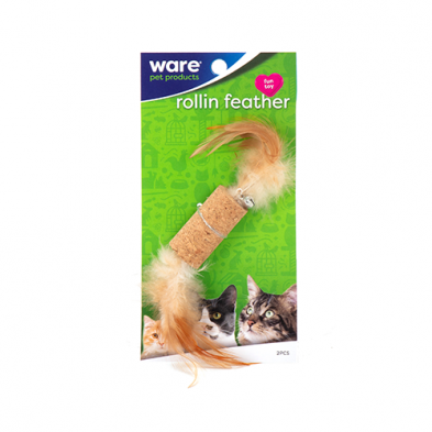 Ware Rollin Feather Cat Toy